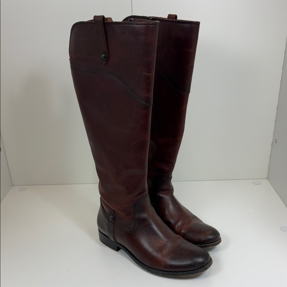 Frye Women's Heeled Boots in Dark Brown